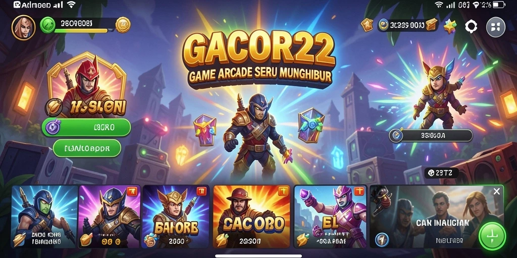 Gameplay seru GACOR22 dengan warna-warni menawan dan tantangan menarik.