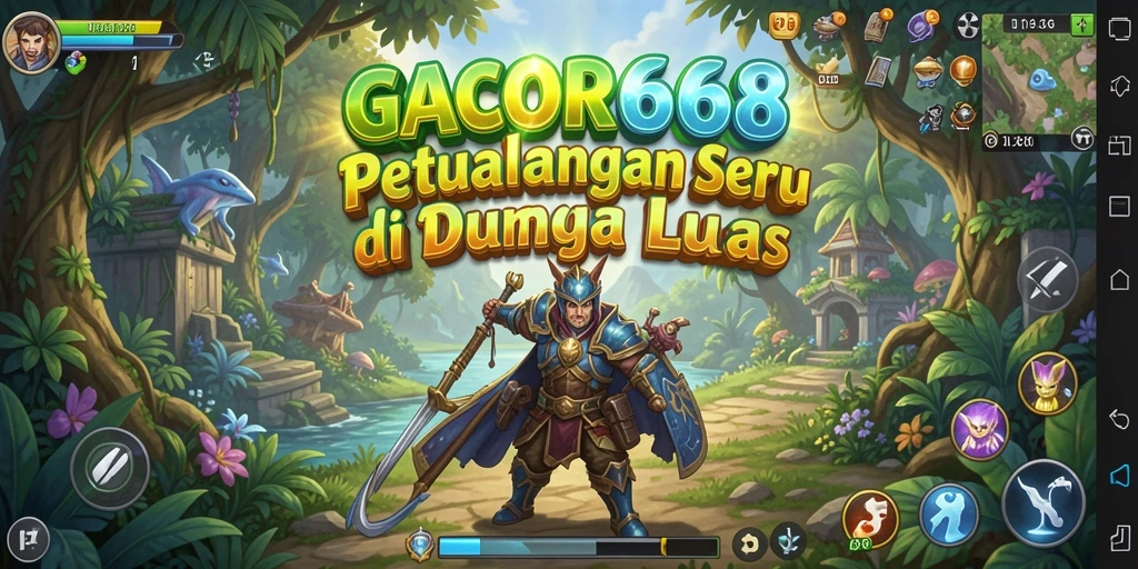 Gameplay seru dalam GACOR668 menampilkan petualangan yang menantang.