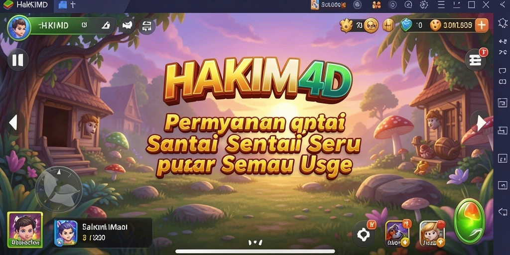 Tampilan gameplay HAKIM4D yang seru dan menyenangkan.