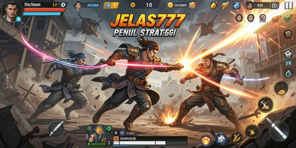 Gameplay mendebarkan di arena pertarungan JELAS777