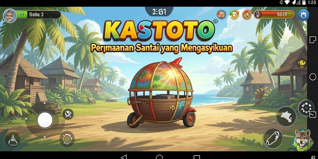 Gameplay KASTOTO yang seru dan mengasyikkan di layar.