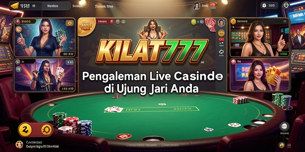 Screenshot gameplay KILAT777 yang menangkap keseruan permainan Live Casino.