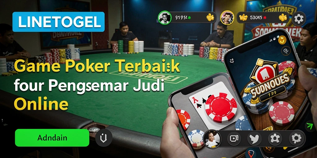 Tampilan seru gameplay Poker di LINETOGEL yang mengasah strategi Anda.
