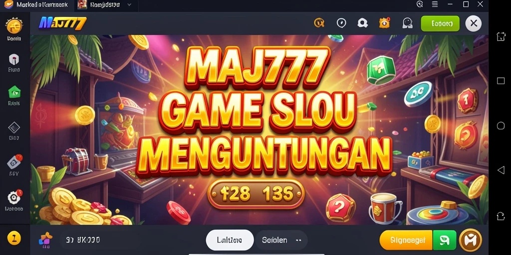 Screenshot gameplay MAJ777 yang menampilkan keseruan bermain slot.