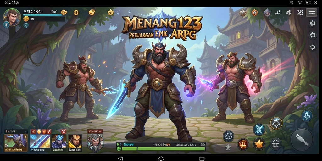 Tangkapan layar gameplay MENANG123 dengan aksi pertempuran yang seru.