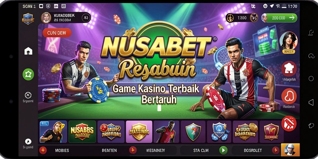 Tampilan gameplay seru di NUSABET dengan berbagai pilihan permainan Kasino.