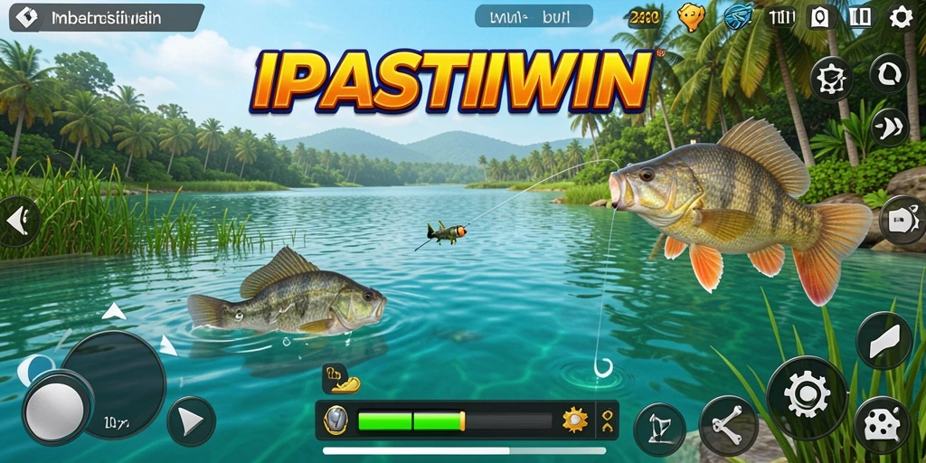 Gameplay memancing seru dan menantang di PASTIWIN.