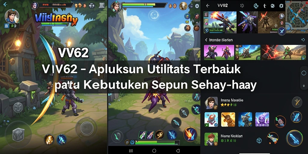 Tampilan antarmuka pengguna <strong>VV62</strong> yang intuitif dan mudah dipahami.