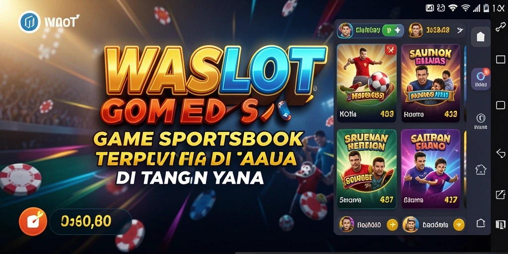 Tampilan gameplay menarik dari aplikasi Sportsbook WASLOT.