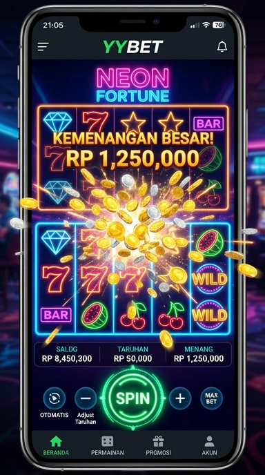 Tampilan antarmuka aplikasi yybet yang intuitif.